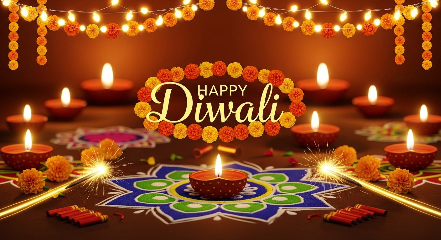 Diwali good morning image Hindi WhatsApp