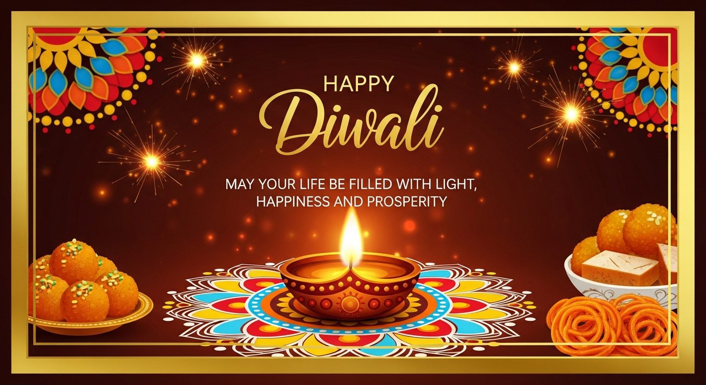 Diwali good morning image Hindi WhatsApp