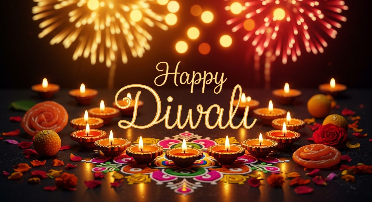 Diwali good morning image Hindi WhatsApp