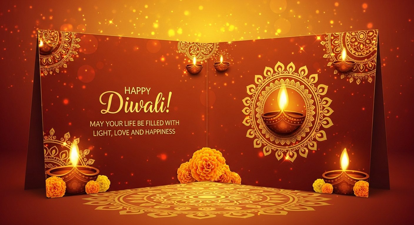 Diwali good morning image Hindi WhatsApp