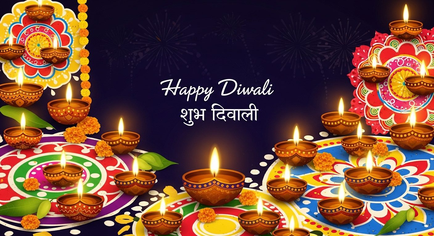 Diwali good morning image Hindi WhatsApp