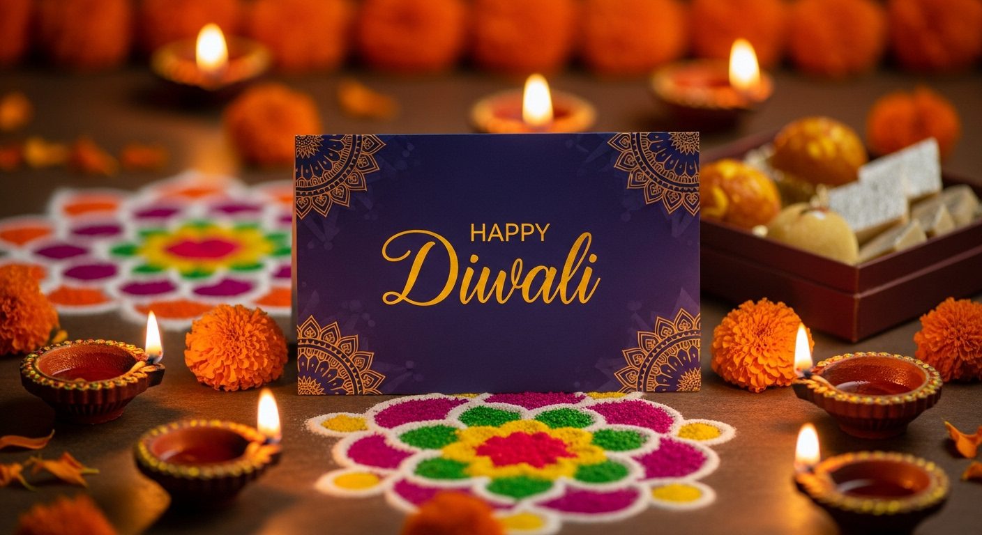 Diwali good morning image Hindi WhatsApp