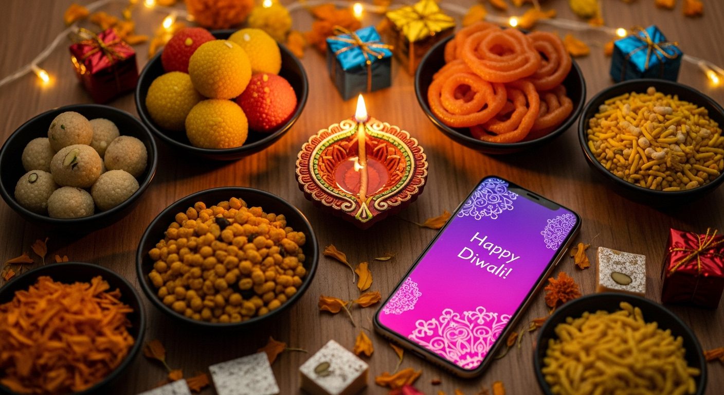 Diwali good morning image Hindi WhatsApp