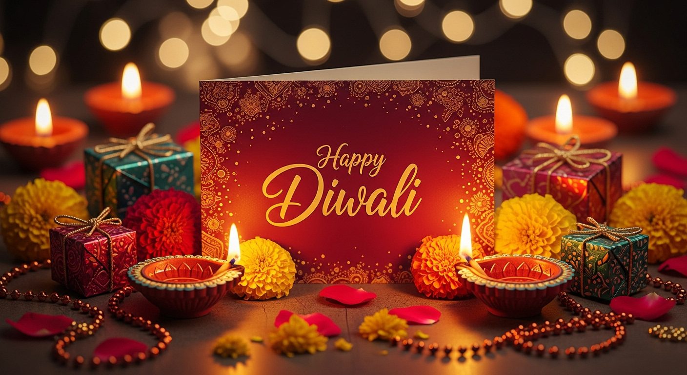 Diwali good morning image Hindi WhatsApp