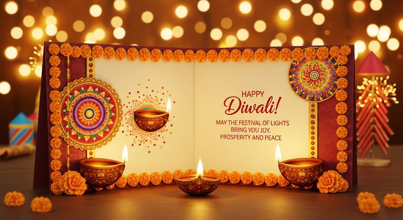 Diwali good morning image Hindi WhatsApp