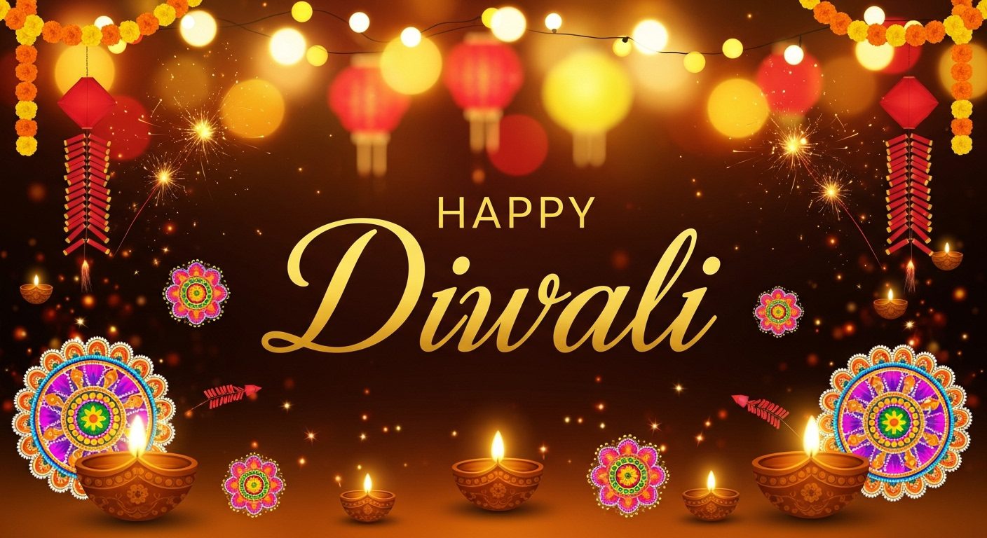 Diwali good morning image Hindi WhatsApp