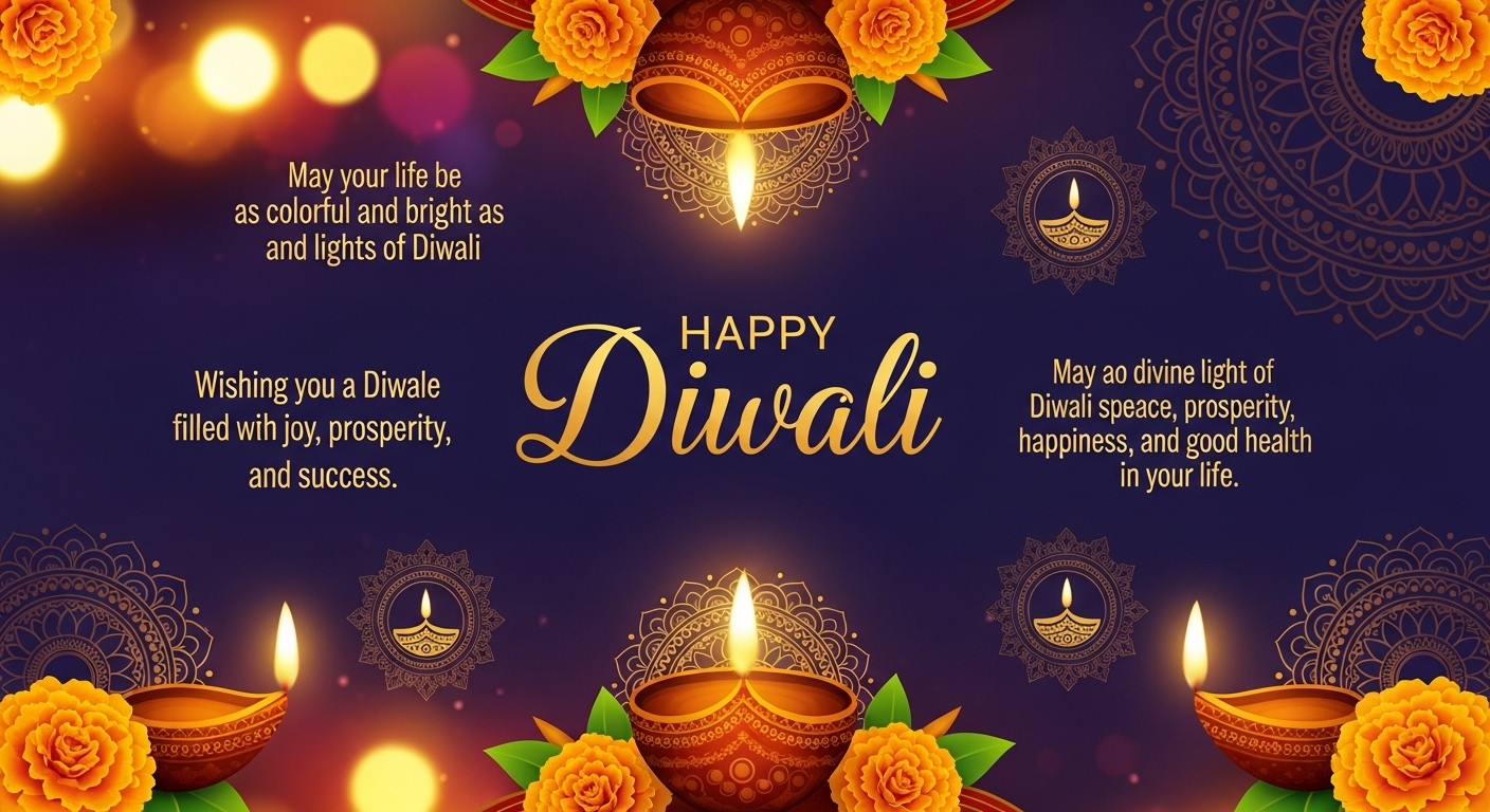 Diwali good morning image Hindi WhatsApp